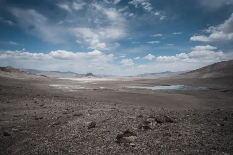 Valley along the Pamir Highway