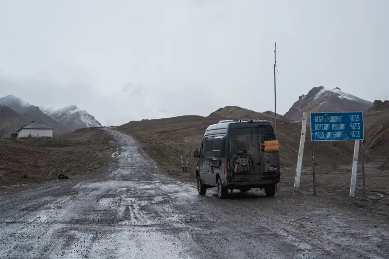At the Pass sign