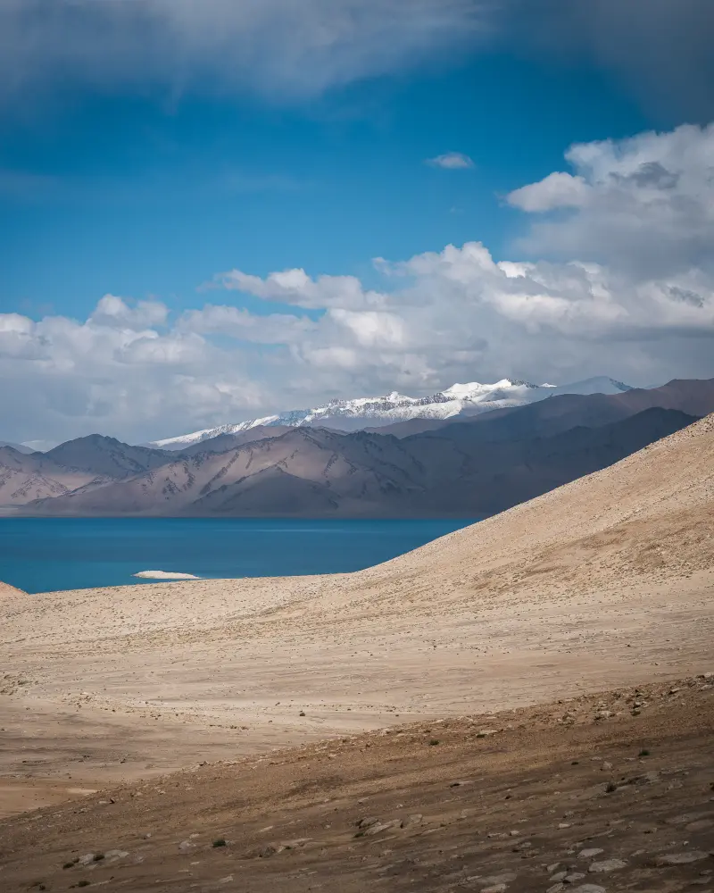Sand, Lake and Mountains