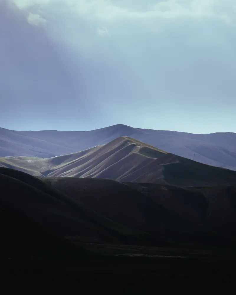 Mountain from the morning spot
