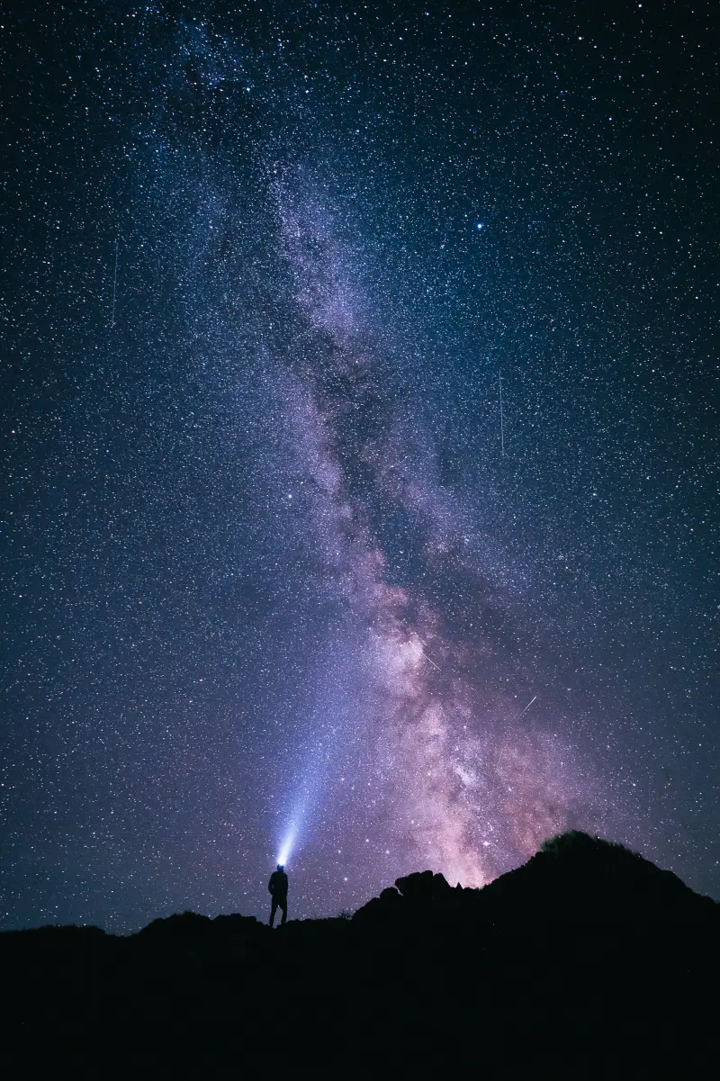 night sky and I