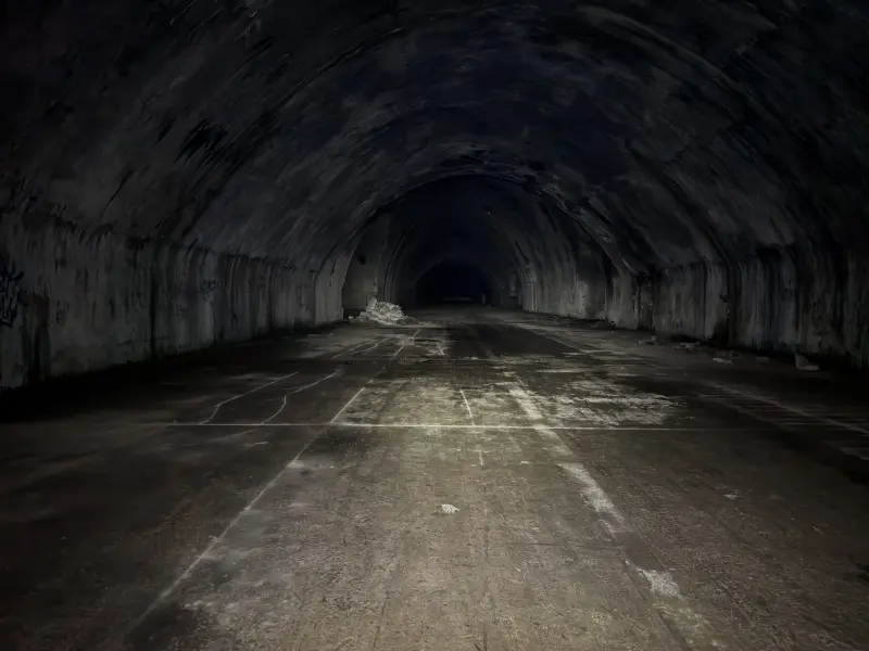 Exploring the tunnels