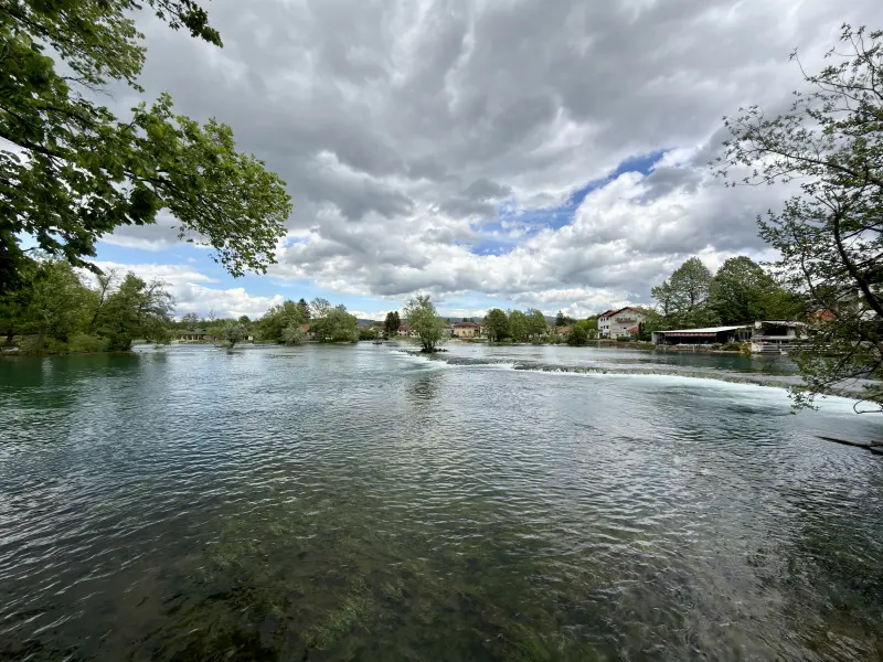 View of the Una in Bihać