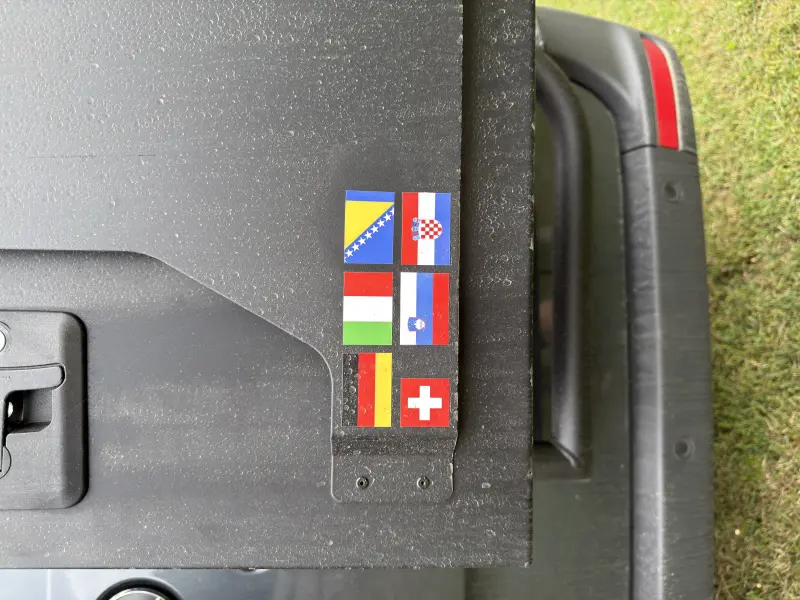 Updated flags on our box