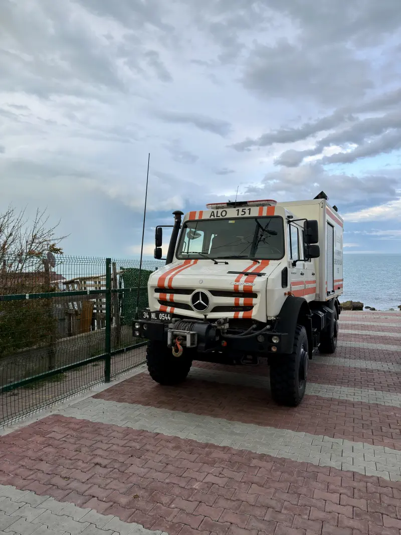 Unimog we saw during the walk
