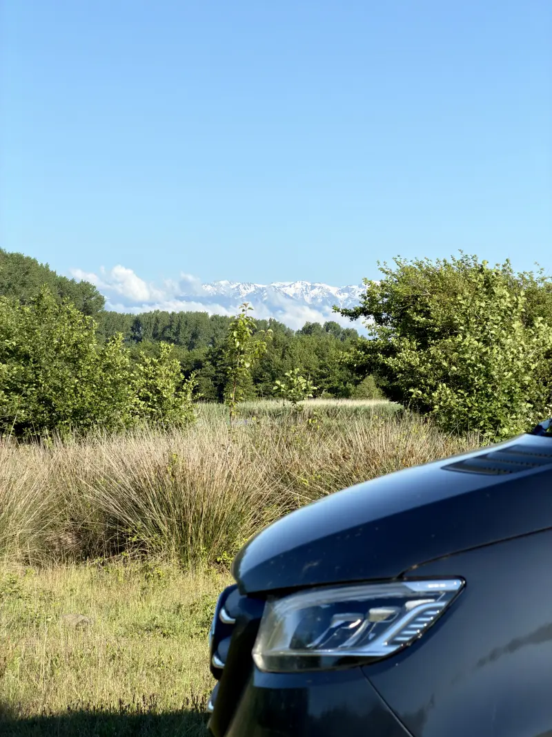 Mountains in the Background