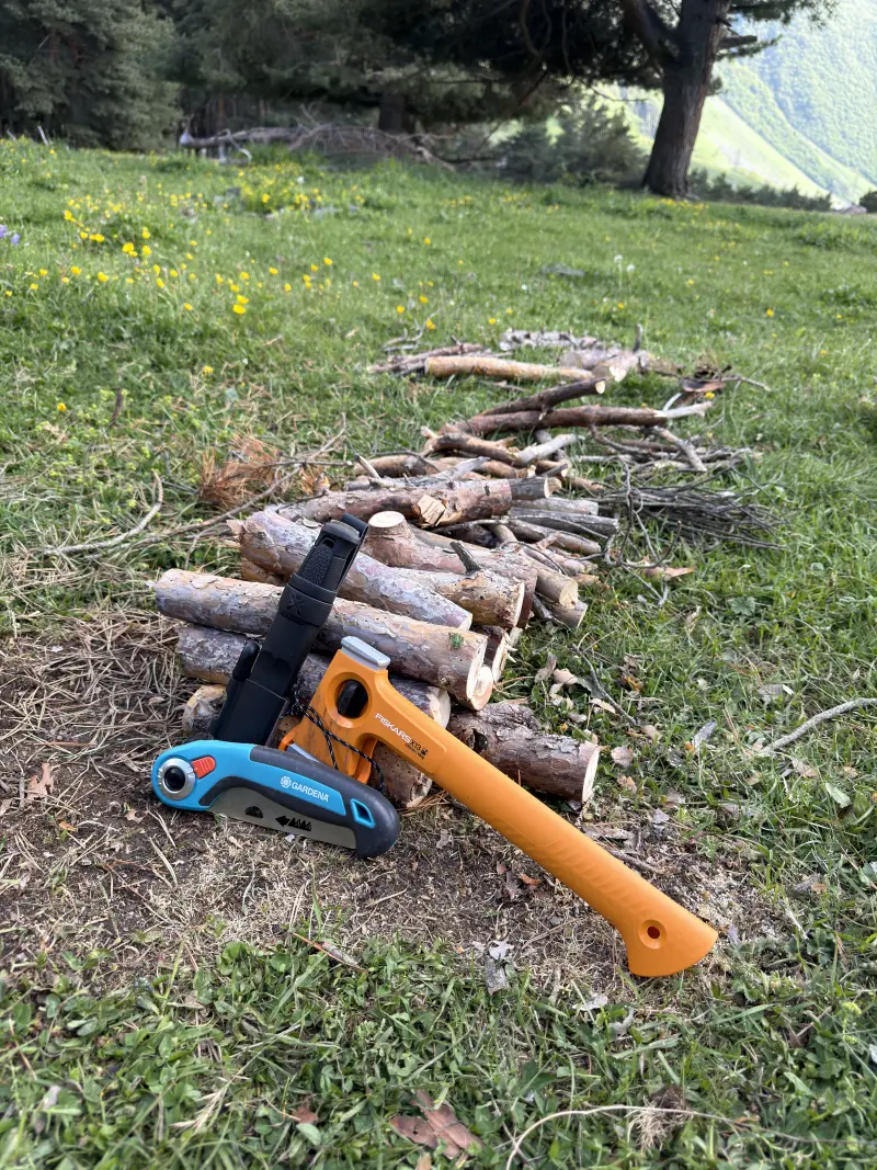 Preparing fire wood