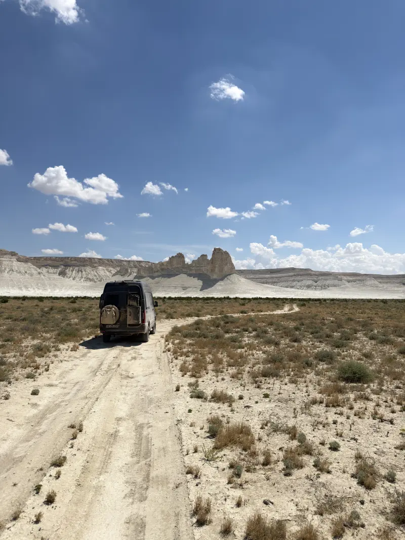 On the valley floor