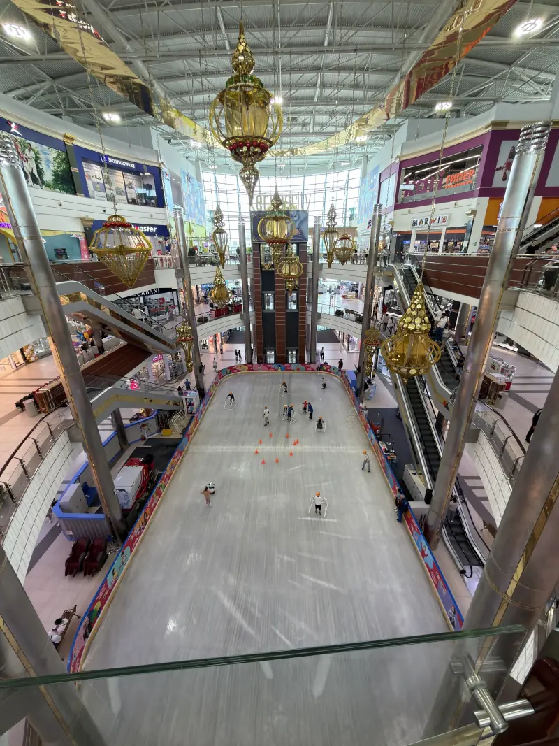 Ice Rink in the Mall