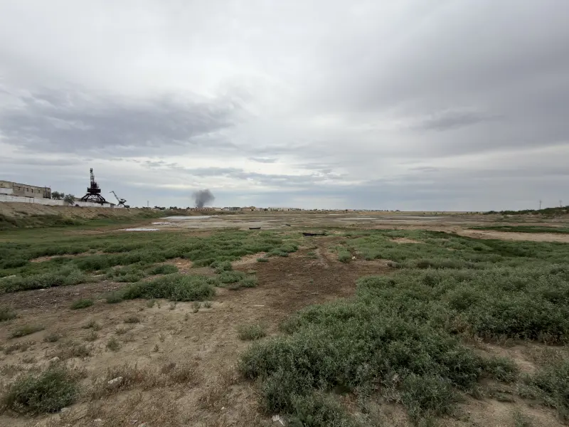 Aral Sea, or whats left of it