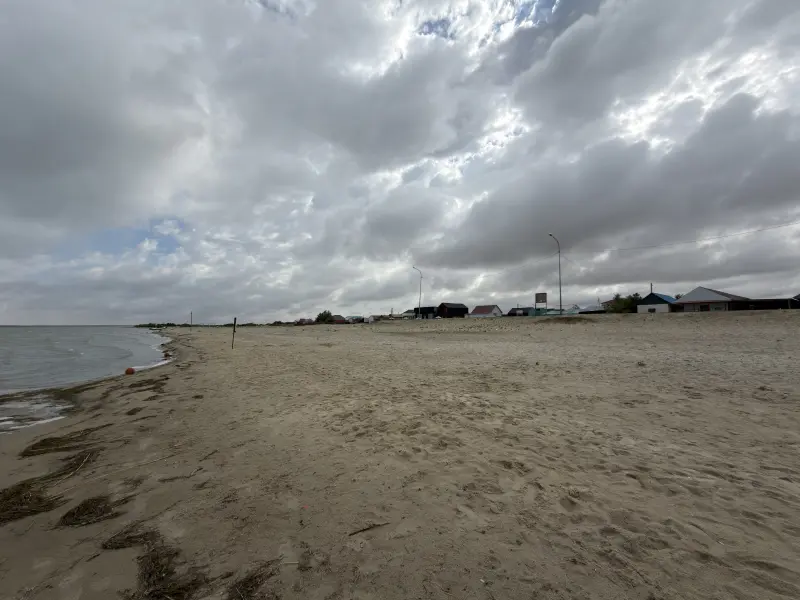 The Beach early in the morning, a bit cloudy