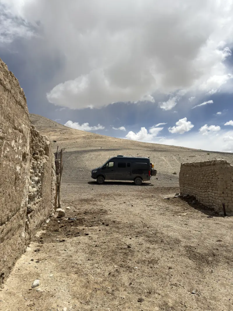 In an abandoned village