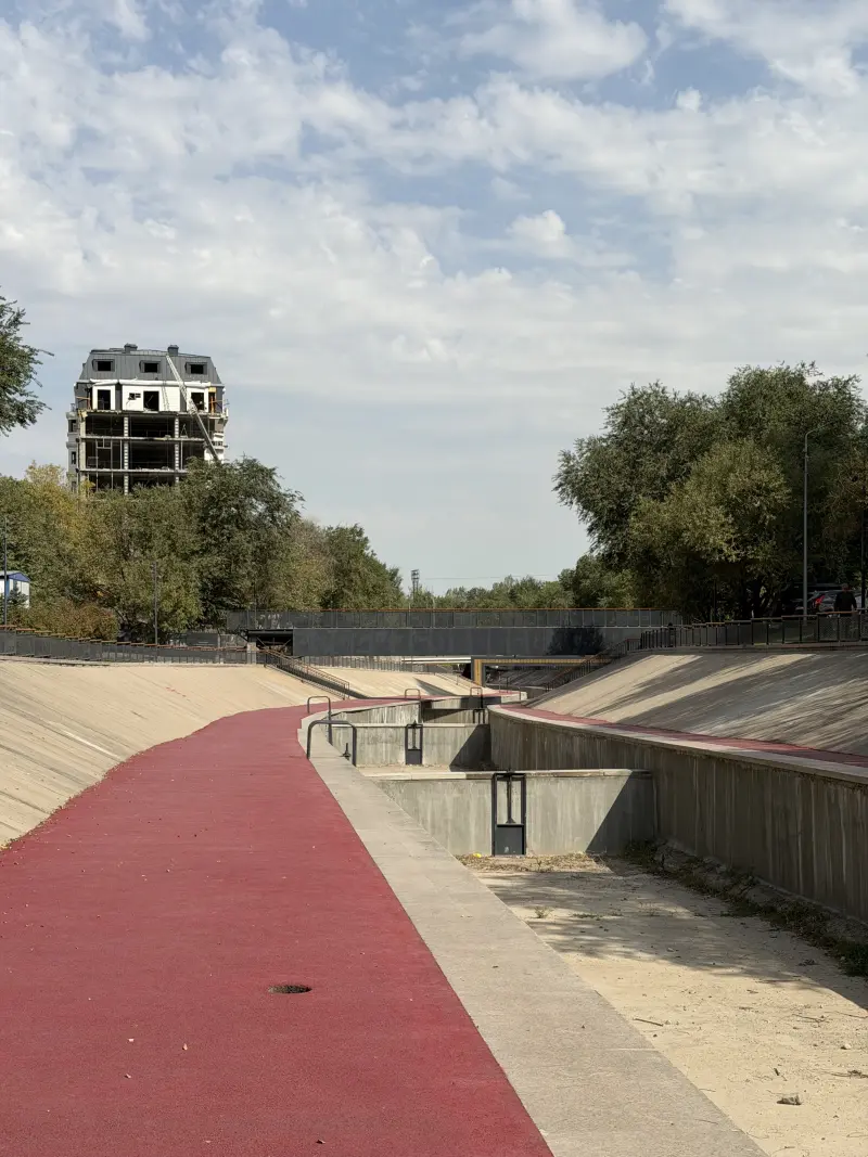 During the run