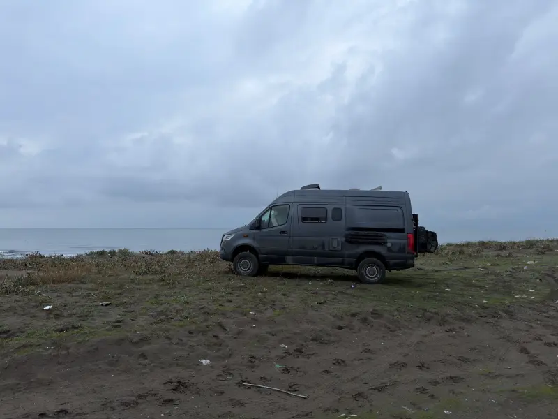 Sprinty at the beach