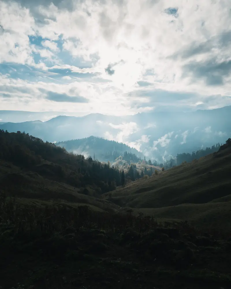 View into the valley