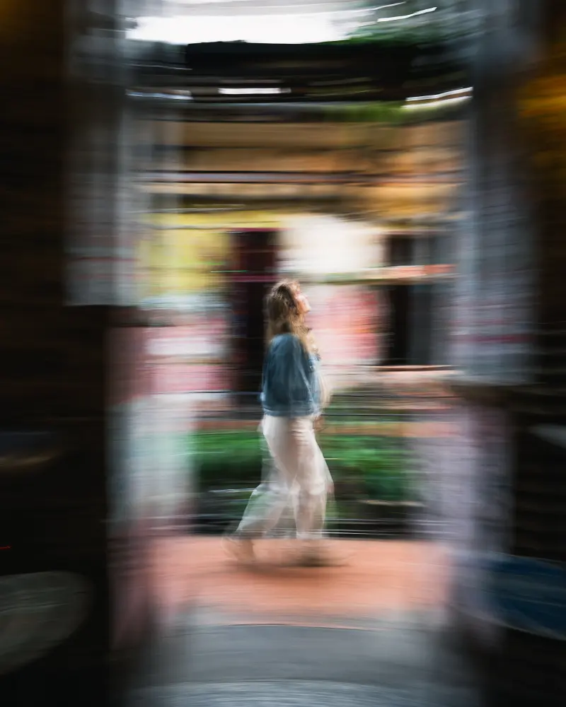 Nicole at the Farmers Market