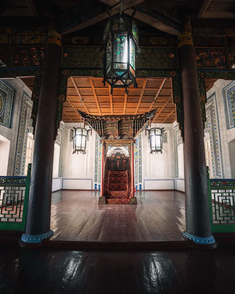 inside the mosque