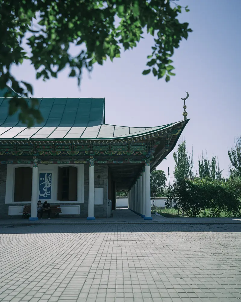 detail view of the mosque