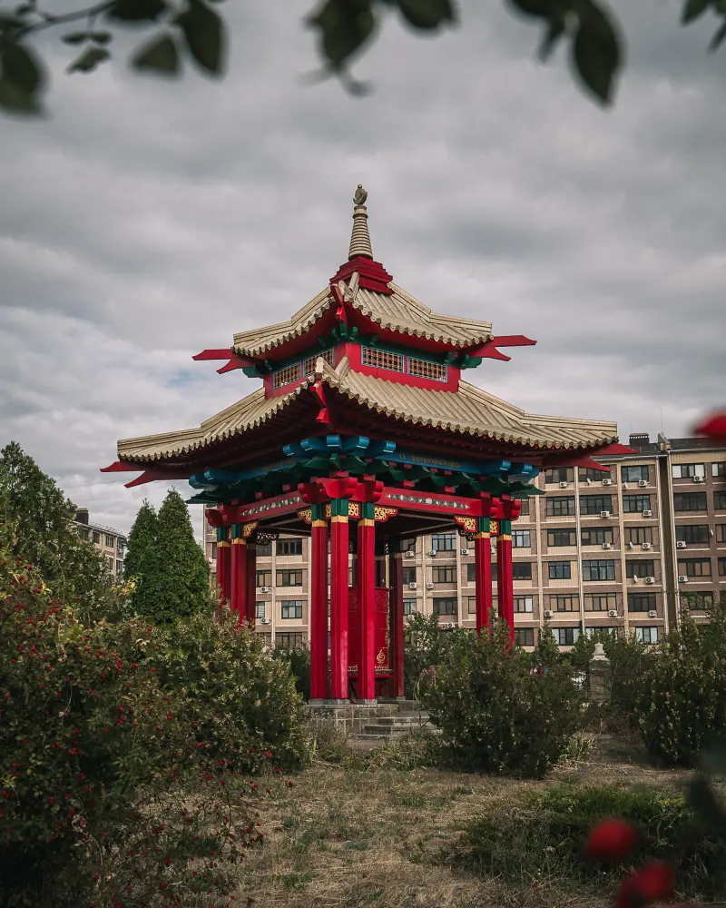 Park around the temple
