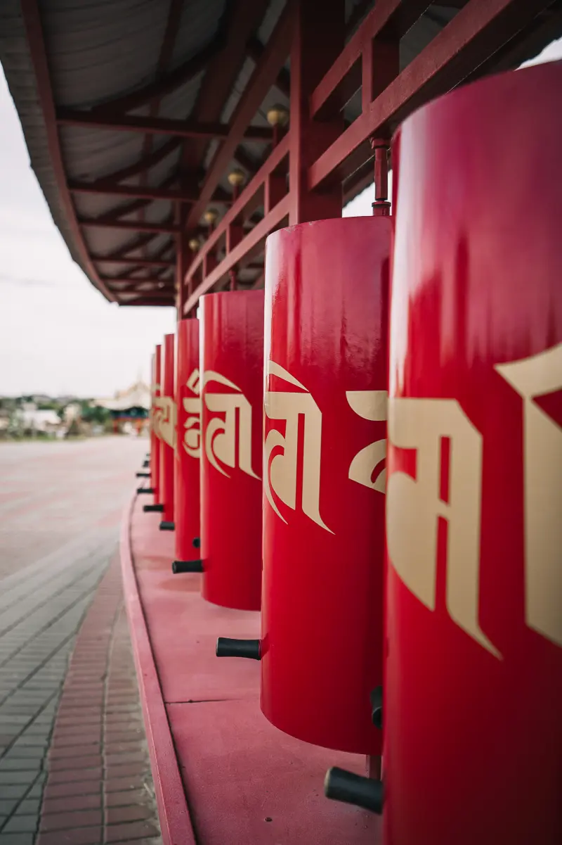 Around the temple