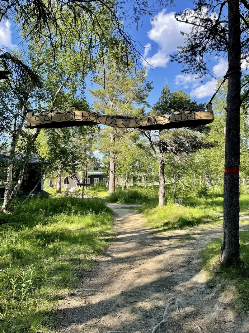 Entry to Sáltoluokta fjällstation