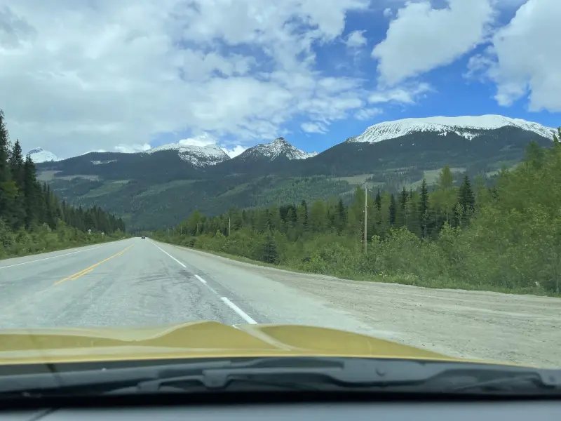 On the road to Jasper