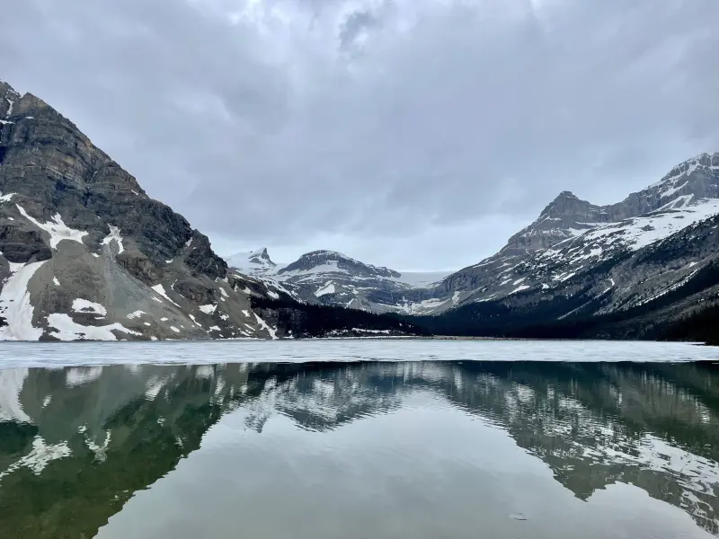 Bow Lake and Bow Glacier