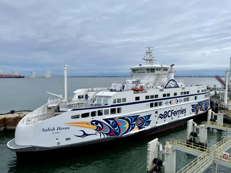 Another ferry at the Tsawwassen Terminal