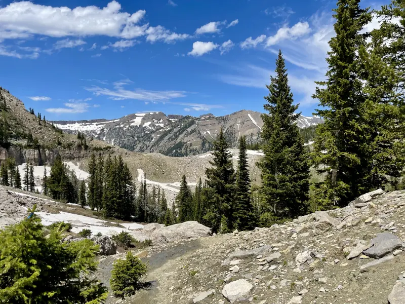 Another view from the Cirque Trail