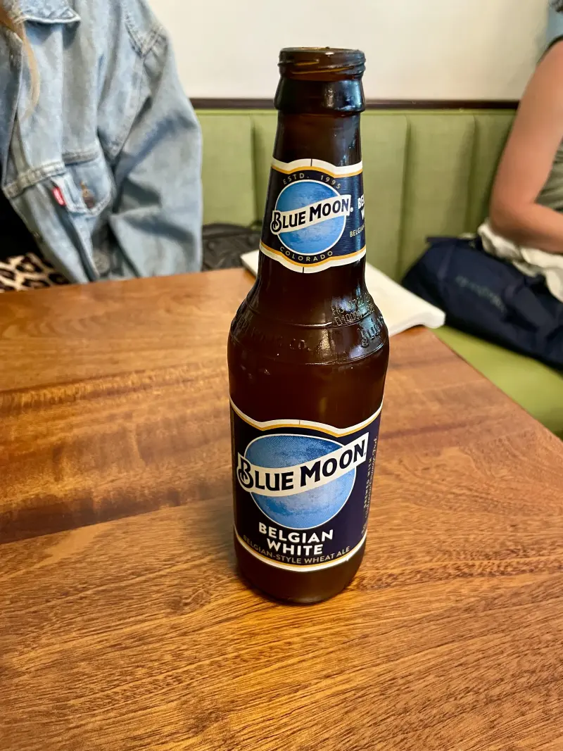 Blue Moon at Liberty Burger