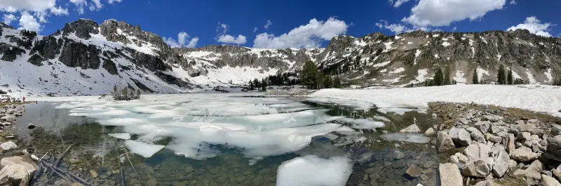 Panorama of Solitude Lake