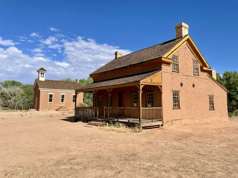 Church and House of the Grafton Ghost Town