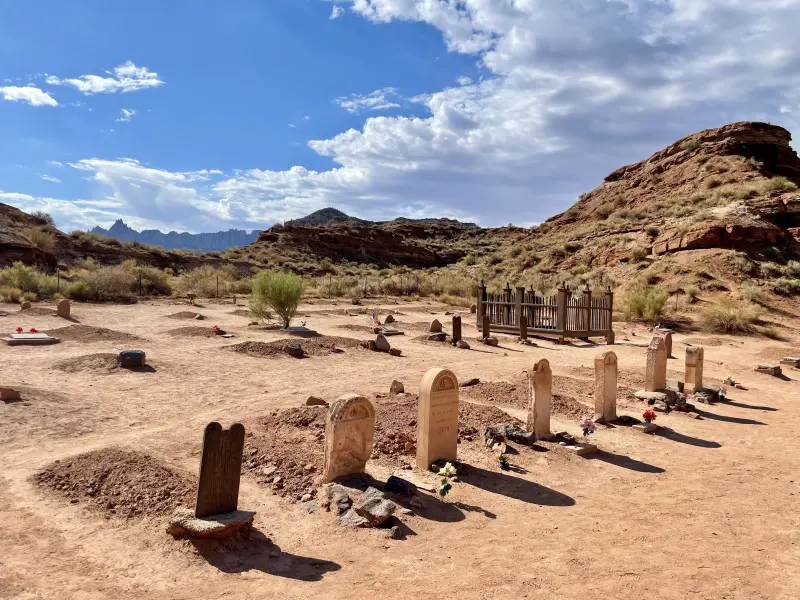 Cemetery of the Grafton Ghost Town