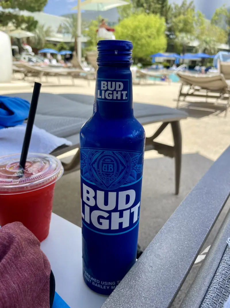 Beer at the Pool