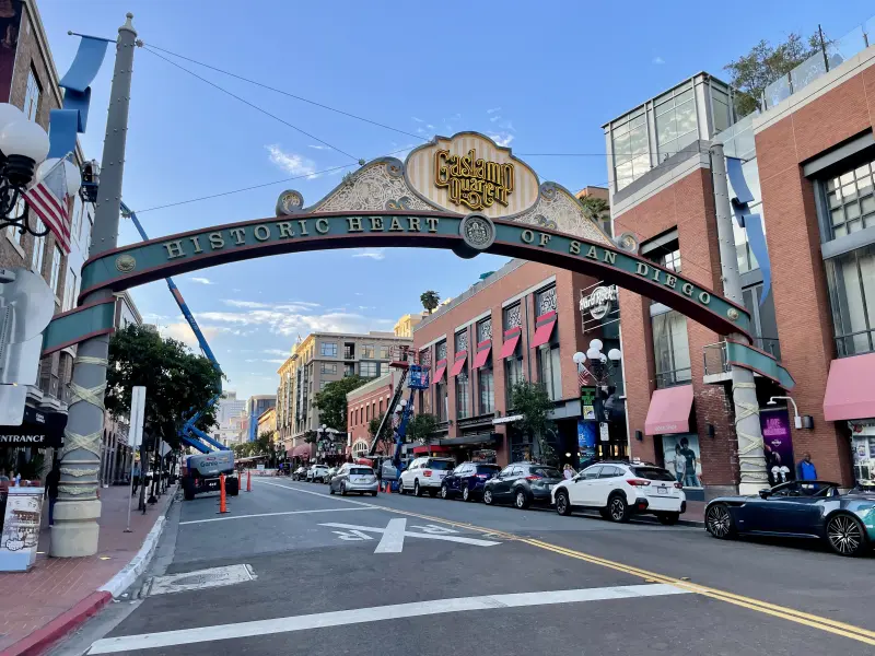 Gaslamp Quarter in San Diego