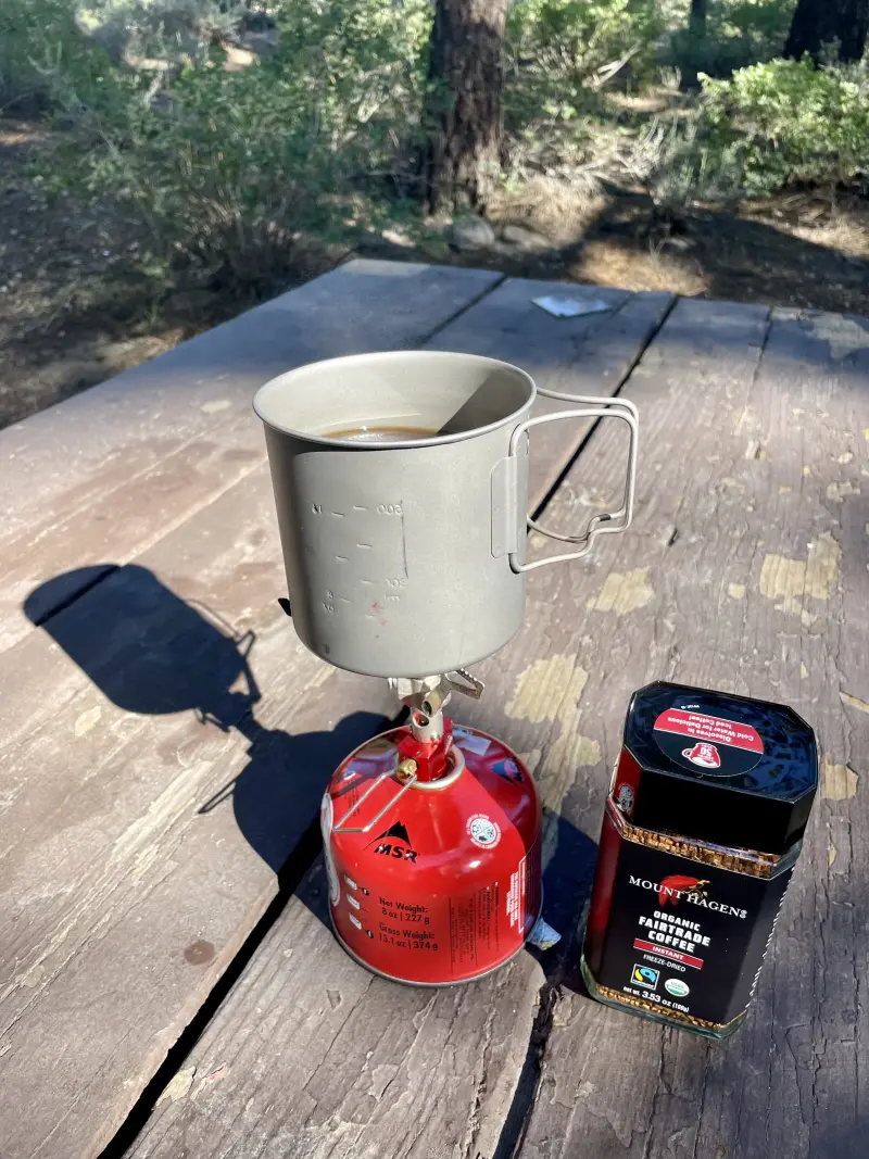 Coffee at the Campground