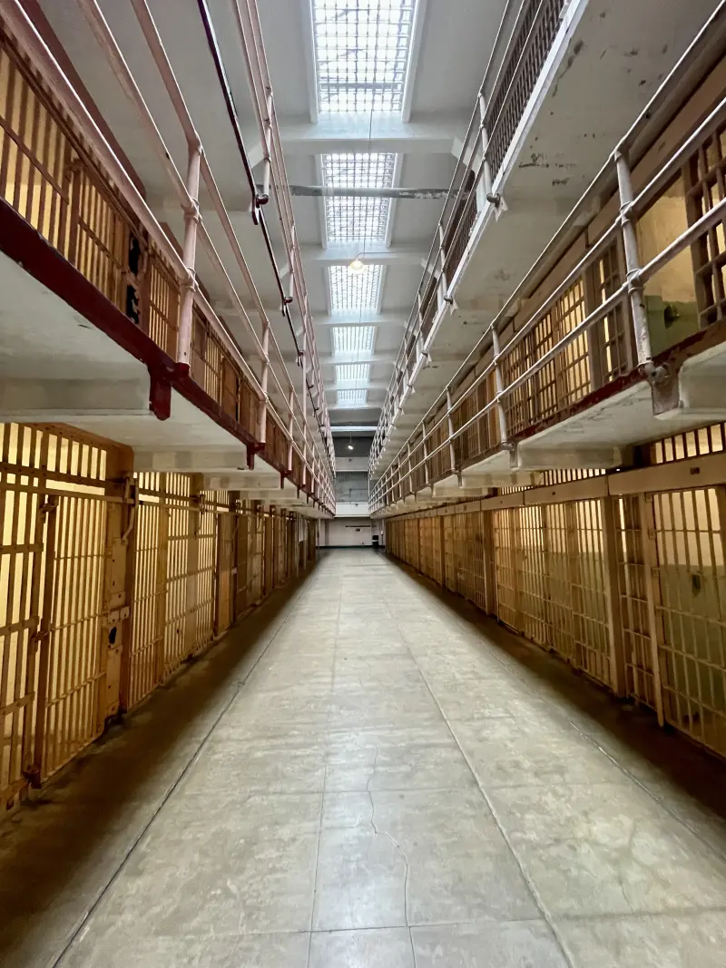 Hallway in Alcatraz