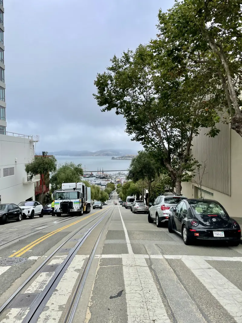 During the cable car ride