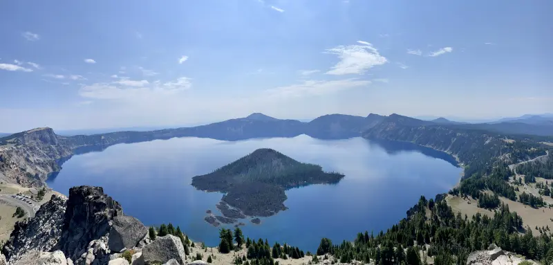 Crater Lake with Wizard Island