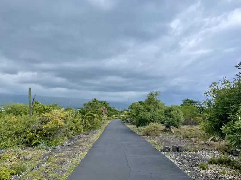 Walking next to the old airport