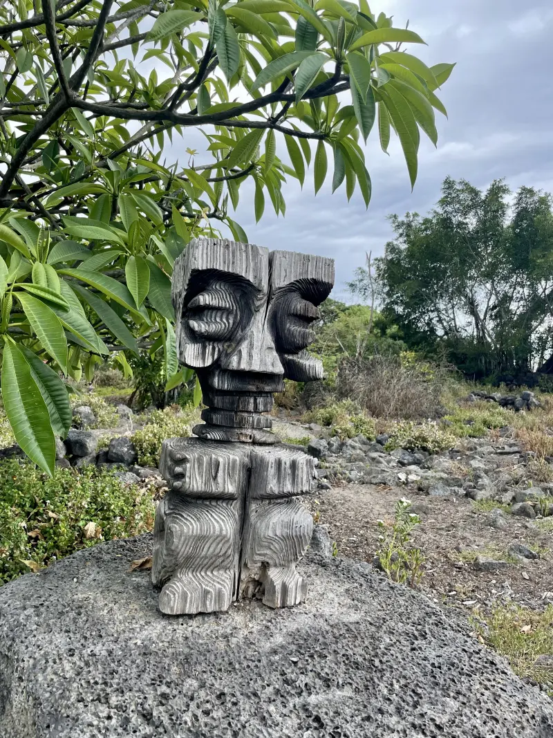 Art at Old Kona Airport State Recreation Area