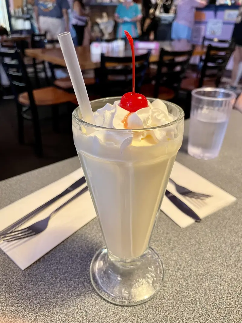 Vanilla Shake @Peggy Sue&rsquo;s 50&rsquo;s Diner