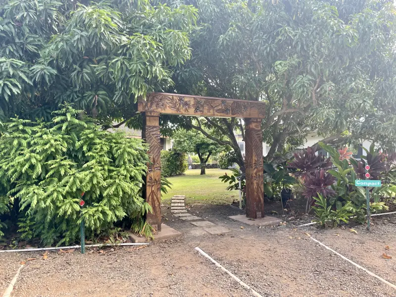 Gate to the Fern Grotto Inn