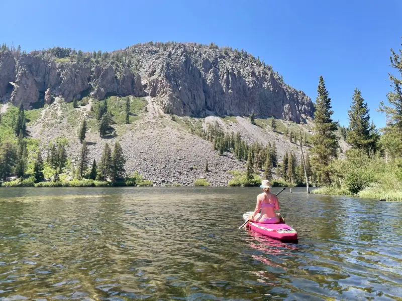 Nicole on the SUP